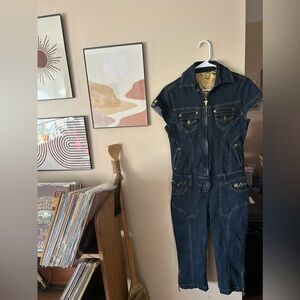 Vintage Baby Phat Lipsy Demin Jumpsuit